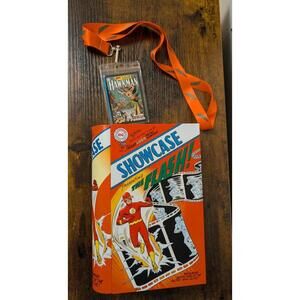 DC Comics THE FLASH 90th Anniversary AMC Popcorn Bucket Tin & Lanyard BUNDLE